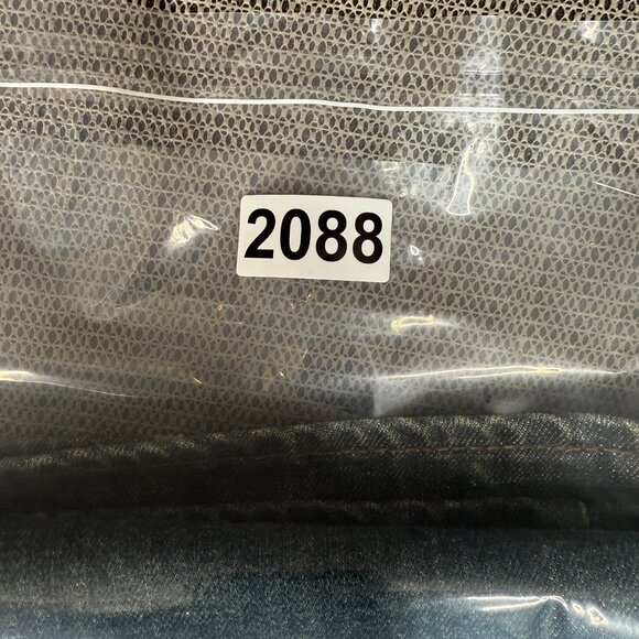 Martin + Osa Mens Size 40x32 BootCut Blue Jeans Distressed dirty denim look - Picture 7 of 9